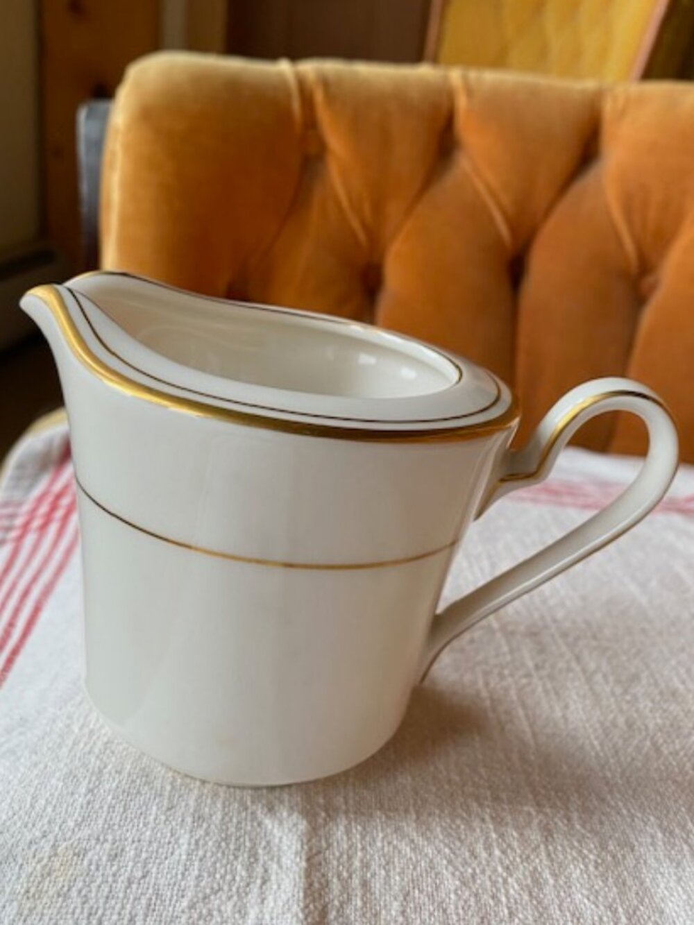 Noritake Ivory China - Linton #7552 - Creamer - 3 1/8" Tall - excellent VTG